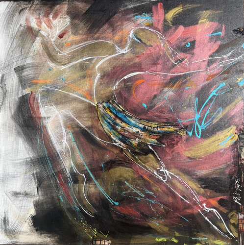 Saut en avant van PatMoli, Schilderij te koop op Singulart