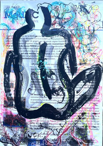 DOS VIOLONCELLE par PatMoli, Peinture en vente sur Singulart