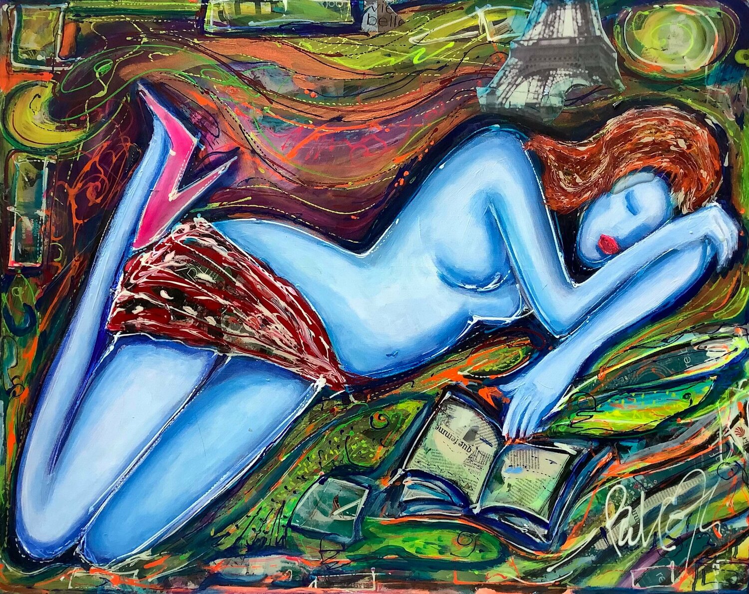 FEMME AU POISSON VERT PatMoli