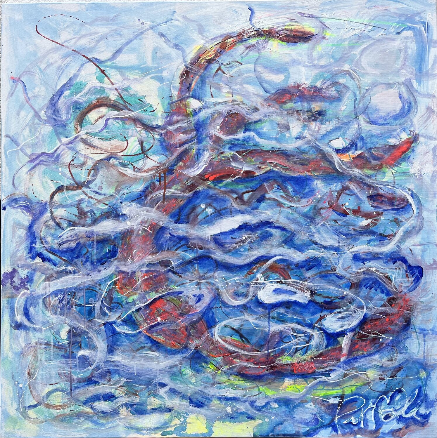 NAGE EN MER BLEUE PatMoli