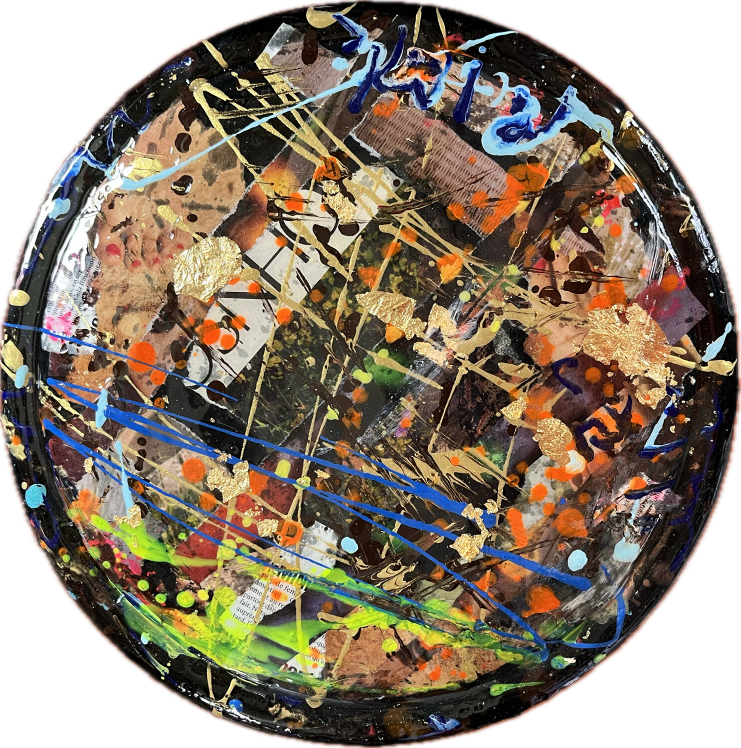 TABOURET  PLIANT STREET ART TERRE PatMoli