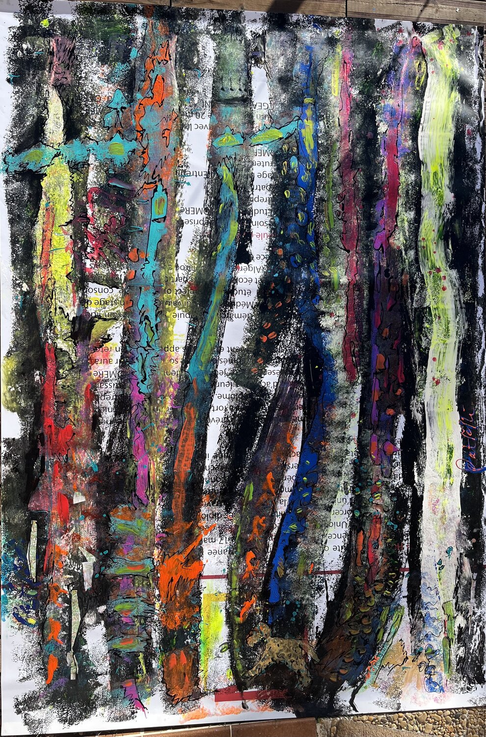les arbres et mon chien n°2 PatMoli