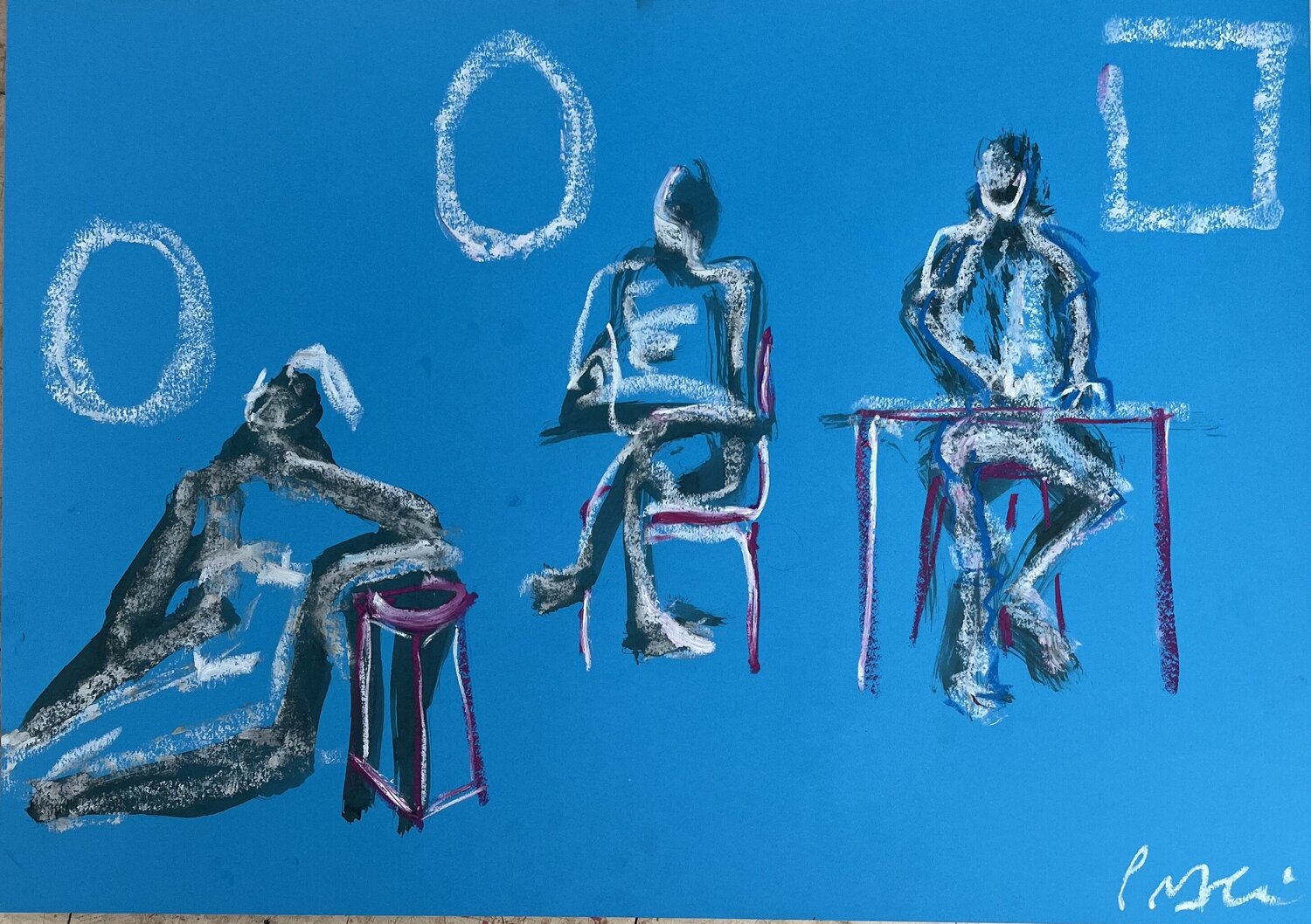 L'atelier PatMoli Werk op papier te koop