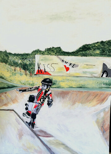 Skateboard de Einat Lev Ari, Pintura a la venta en Singulart