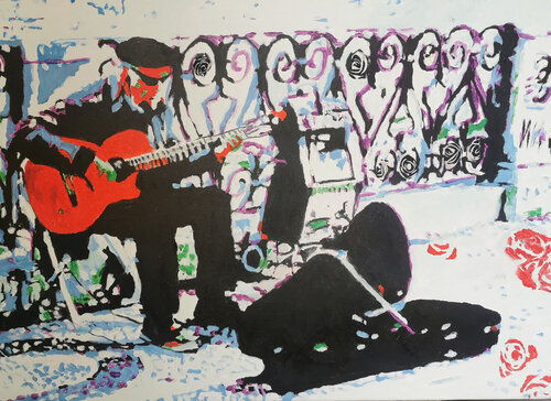 Sing in San Pedro De Alcantara von Einat Lev Ari, Malerei kaufen auf Singulart