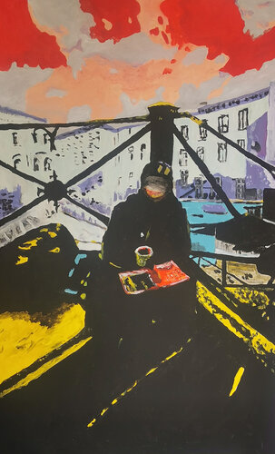 Sky of war van Einat Lev Ari, Schilderij te koop op Singulart