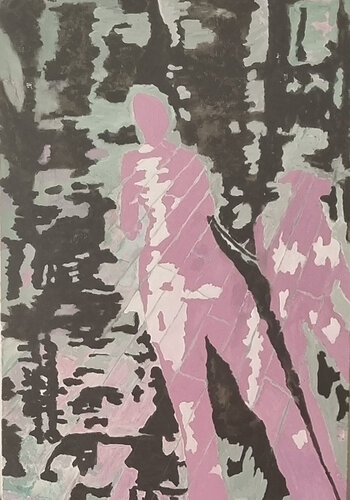 Six legged walk di Einat Lev Ari, Pittura in vendita su Singulart