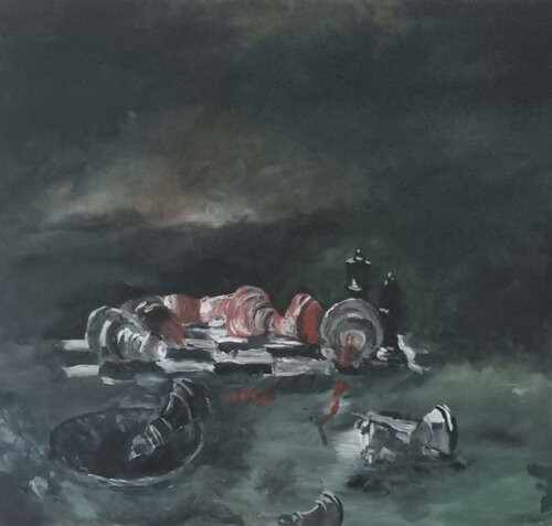 When Power Loses Direction van Einat Lev Ari, Schilderij te koop op Singulart