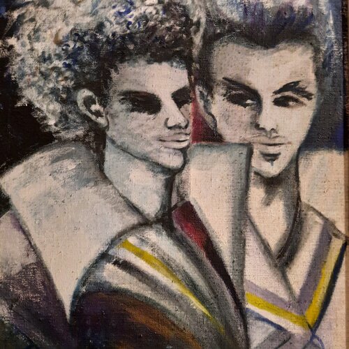 Wer bist Du? van Dorette Polnauer, Schilderij te koop op Singulart