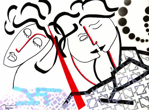 ✦  « Désunion » von Tropel, Werk auf Papier kaufen auf Singulart