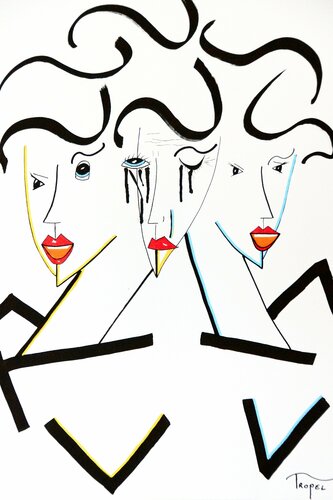 ✦  « Il en Faut Une » van Tropel, Werk op papier te koop op Singulart