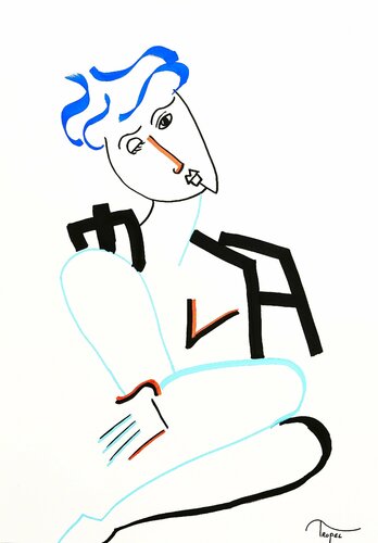 ✦  « Amour Fou » by Tropel, Work on Paper for Sale on Singulart