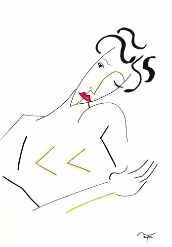 ✦  « J'attends » di Tropel, Opera su carta in vendita su Singulart