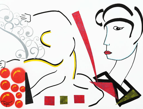 ✦  « Du Calme » di Tropel, Opera su carta in vendita su Singulart