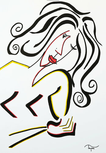 ✦  « Consolation » van Tropel, Werk op papier te koop op Singulart