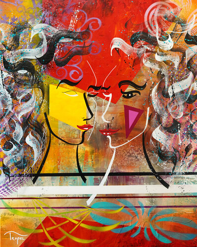 ❖  Kisanga di Tropel, Pittura in vendita su Singulart