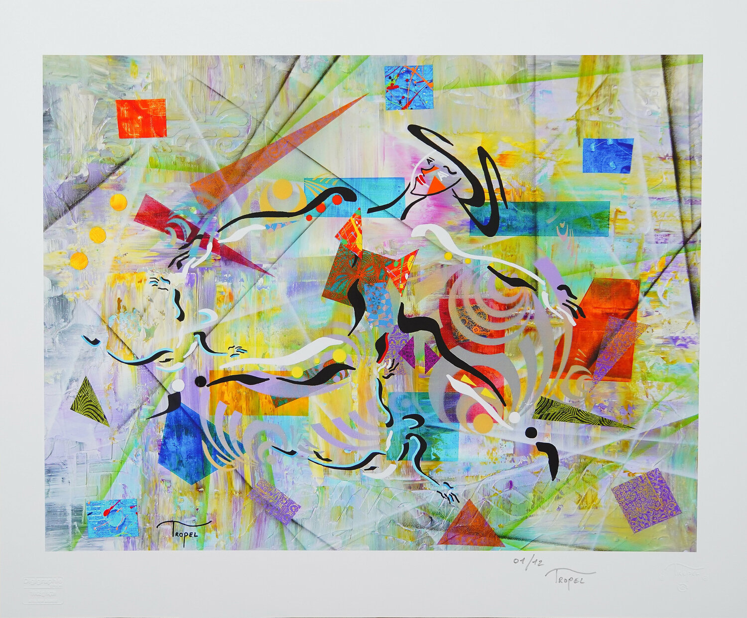 ❖  Digigraphie  ❖   «  Je Suis Là  » Tropel