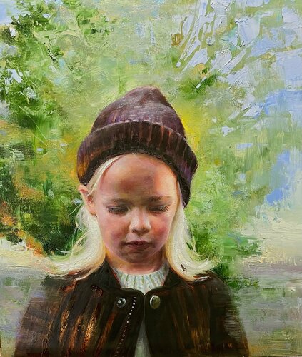 Cold Day van Regina Lyubovnaya, Schilderij te koop op Singulart