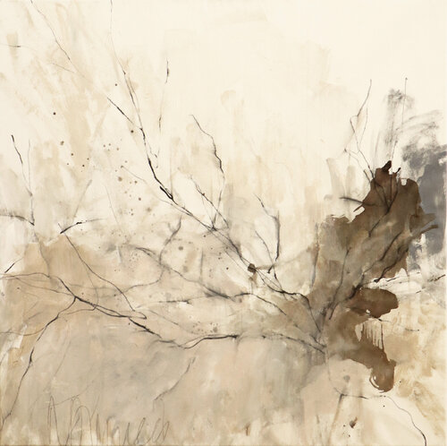 Ohne Titel - Serie "Luftig & Pflanzlich" de Natacha Di Nucci, Pintura a la venta en Singulart