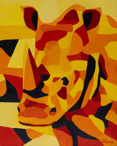 African Heat van Beate Blume, Schilderij te koop op Singulart
