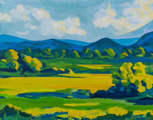 Late Summer Afternoon Impressions di Beate Blume, Pittura in vendita su Singulart