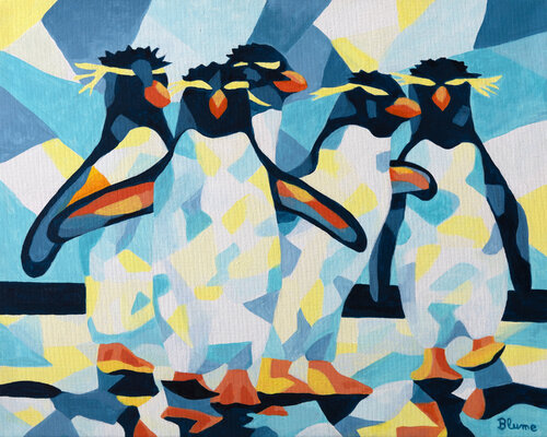 Let's Rock par Beate Blume, Peinture en vente sur Singulart