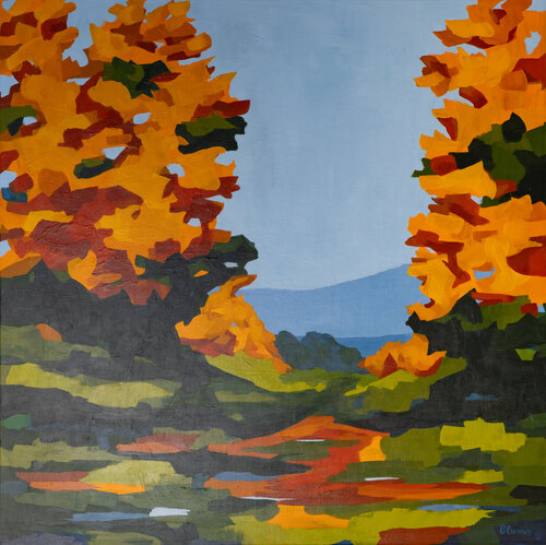 Autumn View di Beate Blume, Pittura in vendita su Singulart