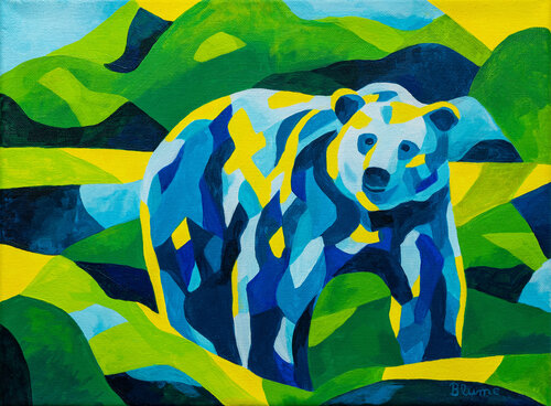 Wandering in the Woods van Beate Blume, Schilderij te koop op Singulart