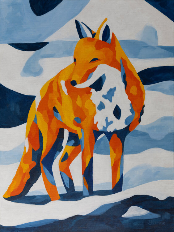 Red Fox in the Snow Beate Blume