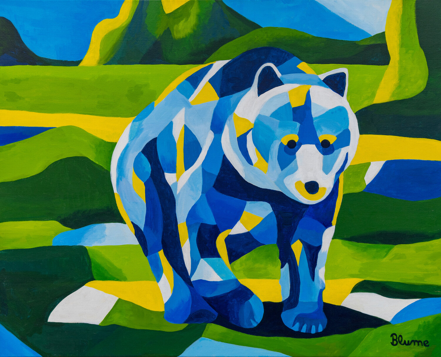Blue Bear Beate Blume
