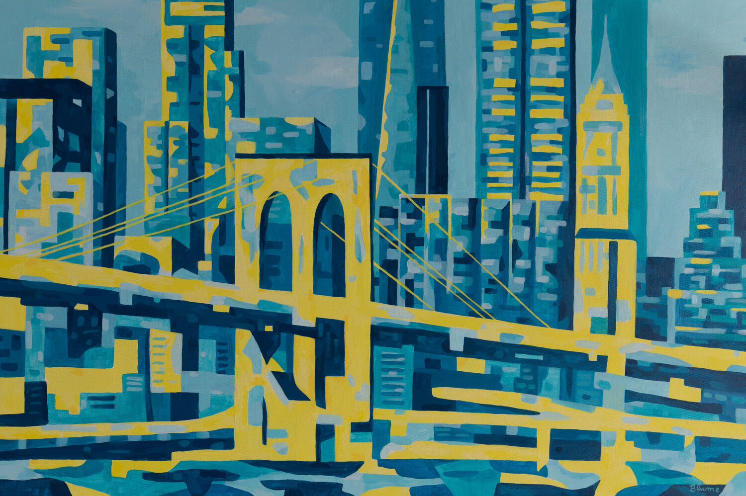 Brooklyn Bridge at Dawn Beate Blume