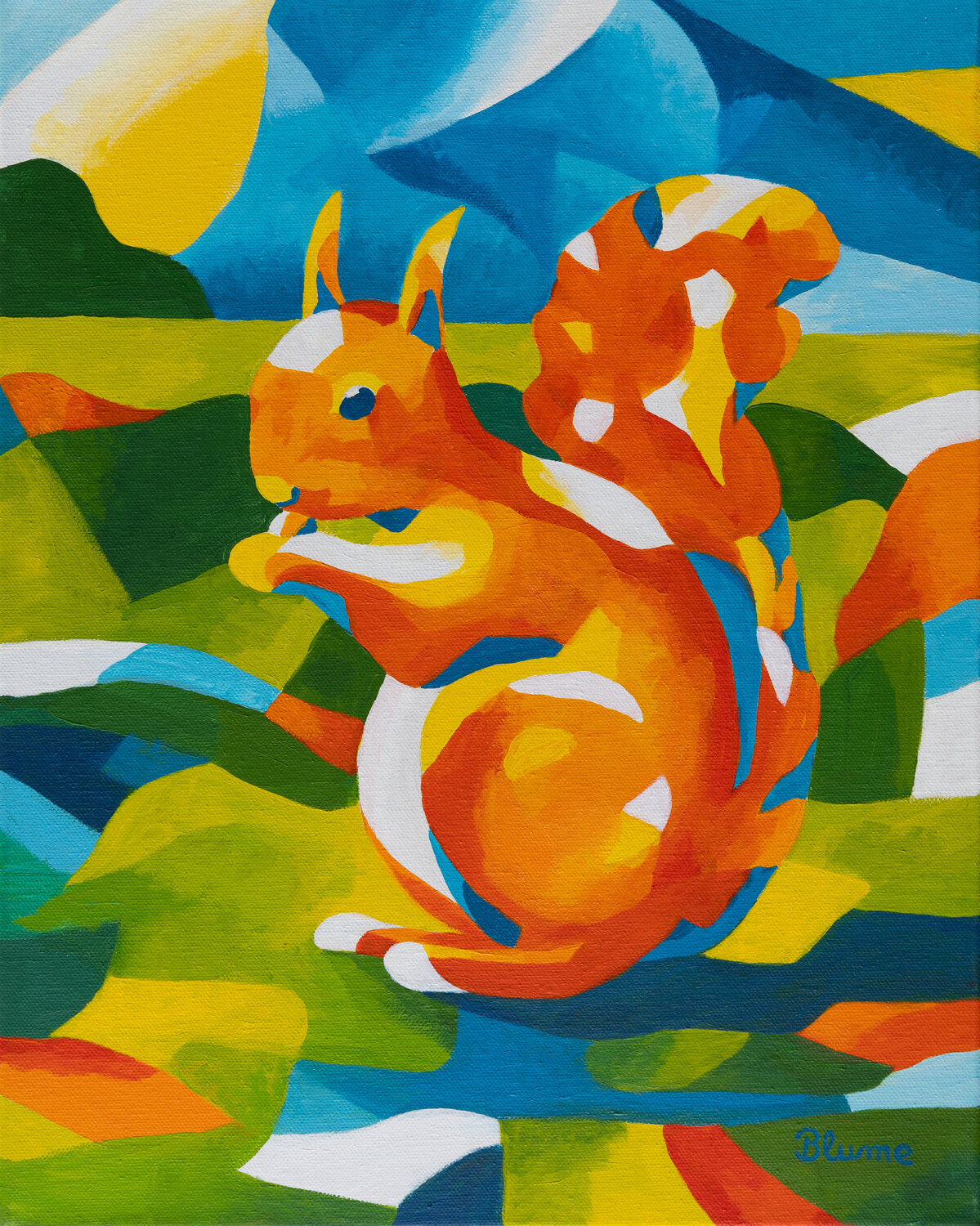 Happy Squirrel Beate Blume