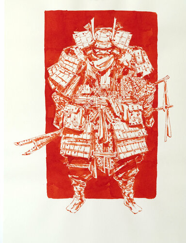 Samurai II van Daniel Dwyer, Tekening te koop op Singulart