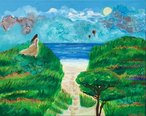 Ladies Dream par Amelie Monira Egenolf, Peinture en vente sur Singulart