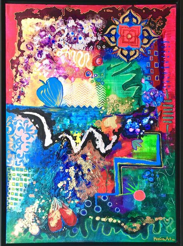 Devine colors di Amelie Monira Egenolf, Pittura in vendita su Singulart