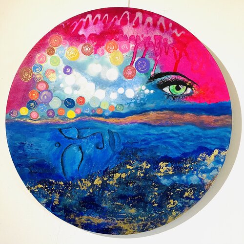I bring you light by Amelie Monira Egenolf, Painting for Sale on Singulart