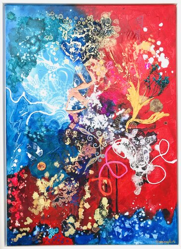 Discovery of dimensions di Amelie Monira Egenolf, Pittura in vendita su Singulart