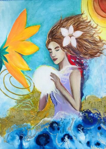 Create your magic van Amelie Monira Egenolf, Schilderij te koop op Singulart