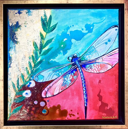 On the wings of freedom by Amelie Monira Egenolf, Painting for Sale on Singulart