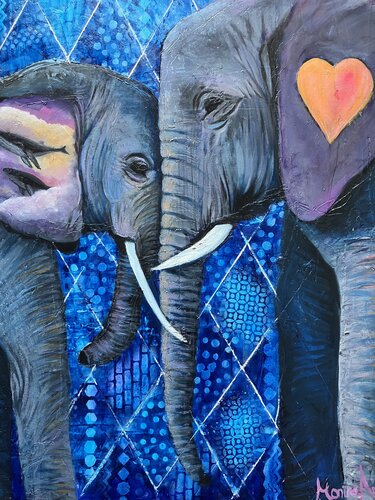 Whispers of love von Amelie Monira Egenolf, Malerei kaufen auf Singulart