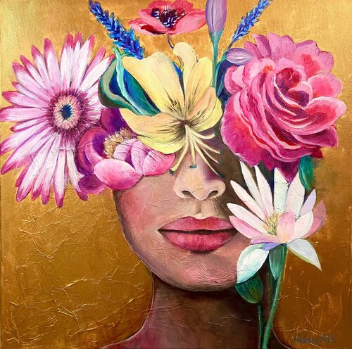 Beautiful thoughts di Amelie Monira Egenolf, Pittura in vendita su Singulart