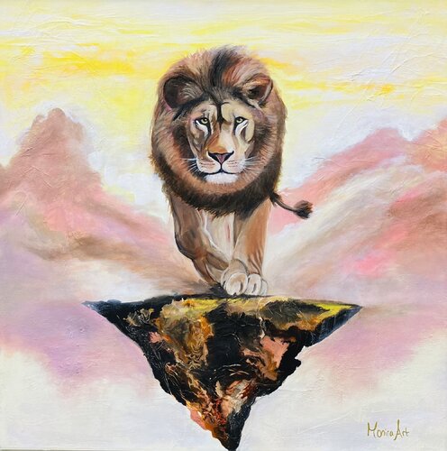 Keep your eyes on the goal by Amelie Monira Egenolf, Painting for Sale on Singulart