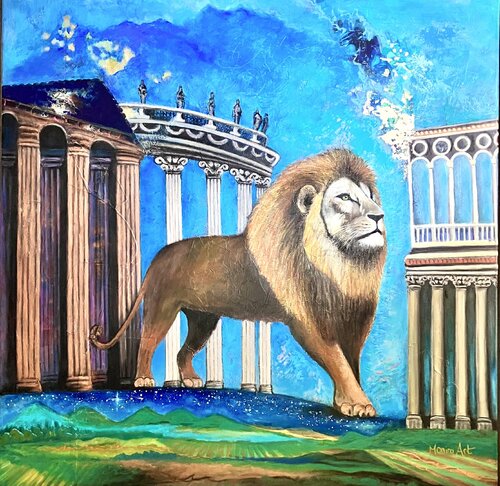 The kingdom within you van Amelie Monira Egenolf, Schilderij te koop op Singulart