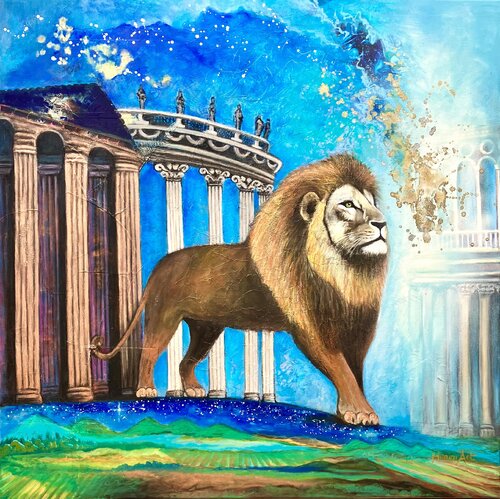 The kingdom within you par Amelie Monira Egenolf, Peinture en vente sur Singulart