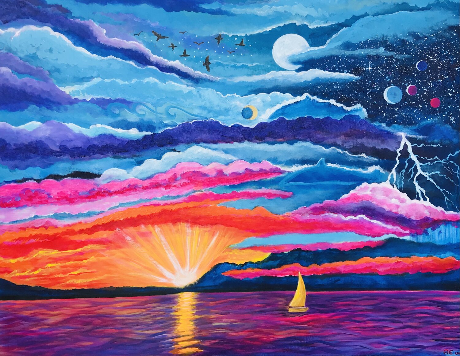 Dolphin Sky Amelie Monira Egenolf