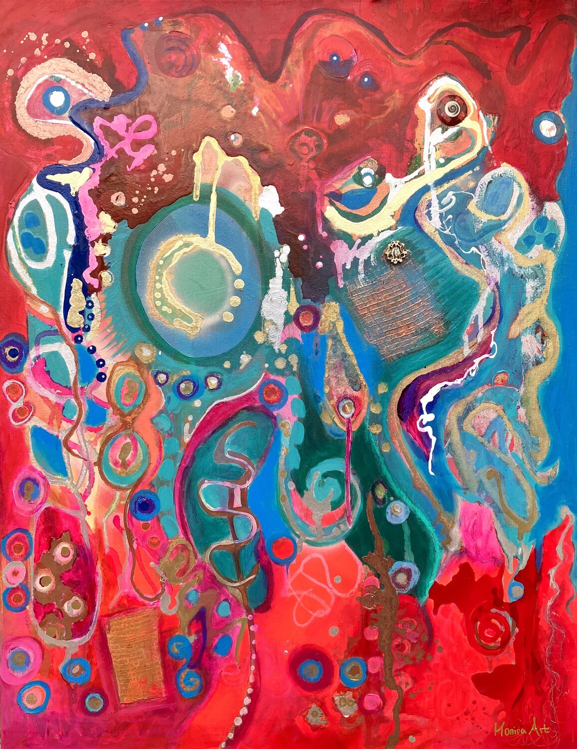 Universe of colors Amelie Monira Egenolf Originalgemälde zu verkaufen