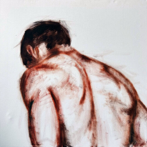 Naked #4 van Lukas Moll, Schilderij te koop op Singulart