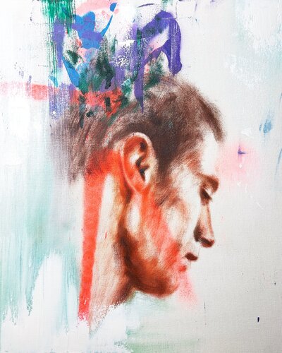 Layers #3 van Lukas Moll, Schilderij te koop op Singulart