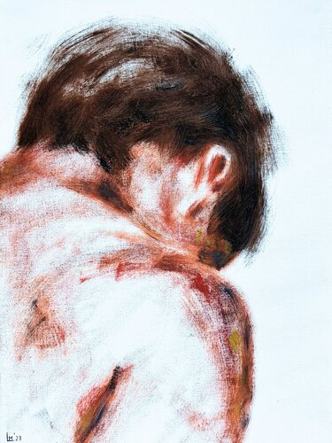 Naked #7 van Lukas Moll, Schilderij te koop op Singulart