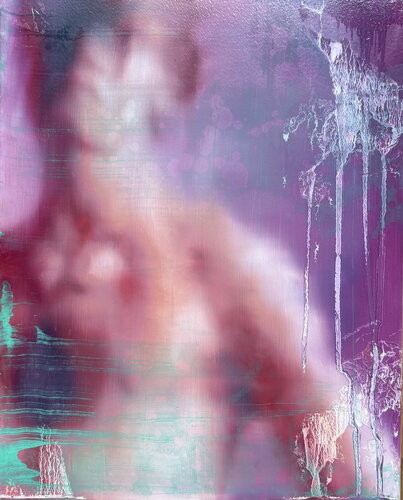 We Were Almost Happy #4 di Lukas Moll, Pittura in vendita su Singulart